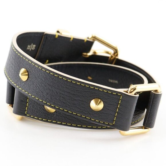 Louis Vuitton Ceinture Suhali Studs Leather Noir Black Belt main image 10